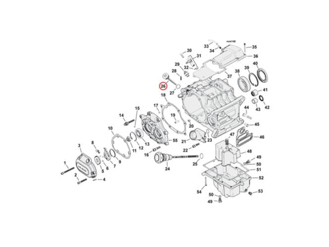 Hovedbilde Transmission fill plug. round head, olje tappe plugg