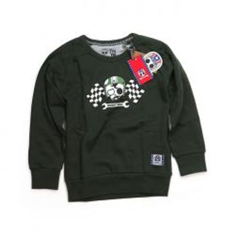 BOBBY BOLT SIR BOBBY SWEATER ARMY GREEN, 