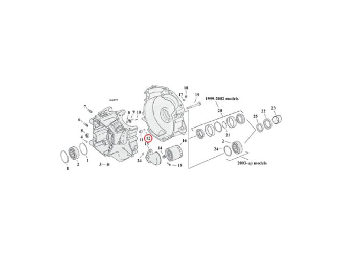 Hovedbilde O-Ring.CYL HEAD/OIL PUMP BODY/CASE