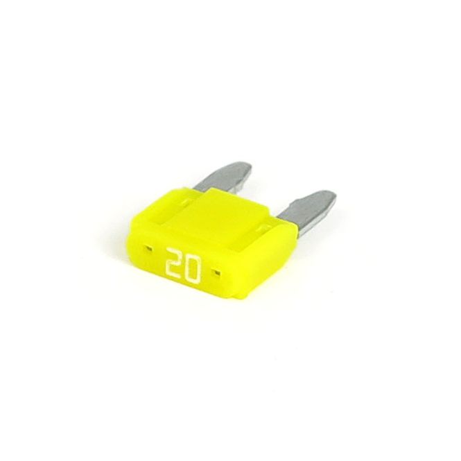 Hovedbilde Mini fuse with LED indicator. Yellow, 20A