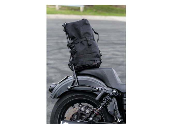 Hovedbilde BURLY VOYAGER SISSY BAR BACKPACK BLACK CORDURA, Pakksekk / Ryggsekk