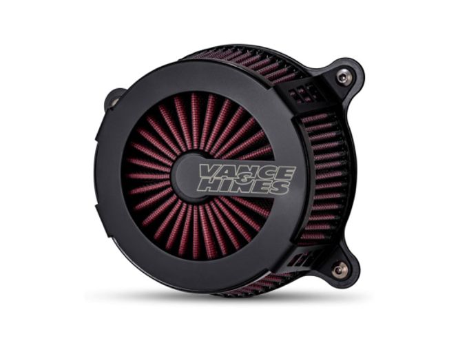 Hovedbilde V&H, VO2 CAGE FIGHTER AIR CLEANER KIT. MATTE BLACK