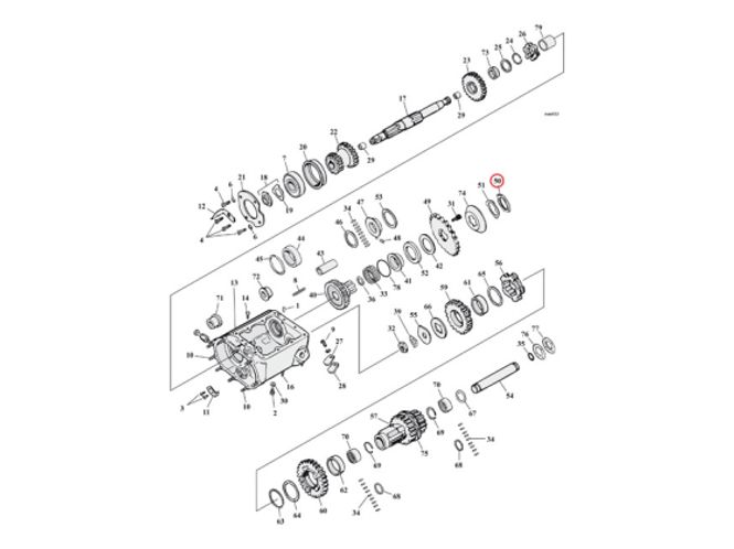 Hovedbilde Transmission sprocket nut