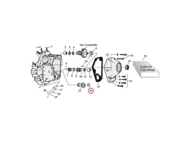 Hovedbilde BREATHER VALVE SHIM, .110 INCH, Shims