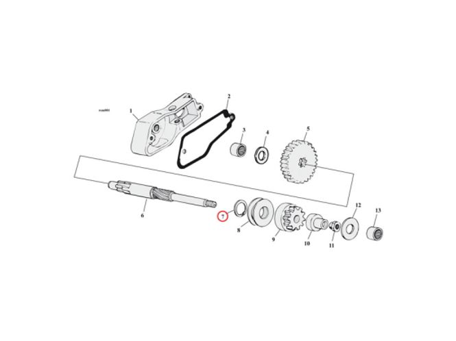 Hovedbilde RETAINING RINGS, STARTER SHAFT
