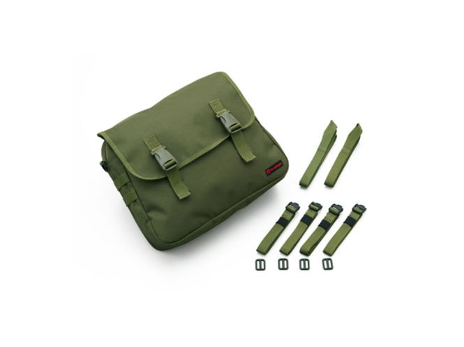 Hovedbilde DAYTONA, CANVAS SADDLEBAG. GREEN, Saddle bag