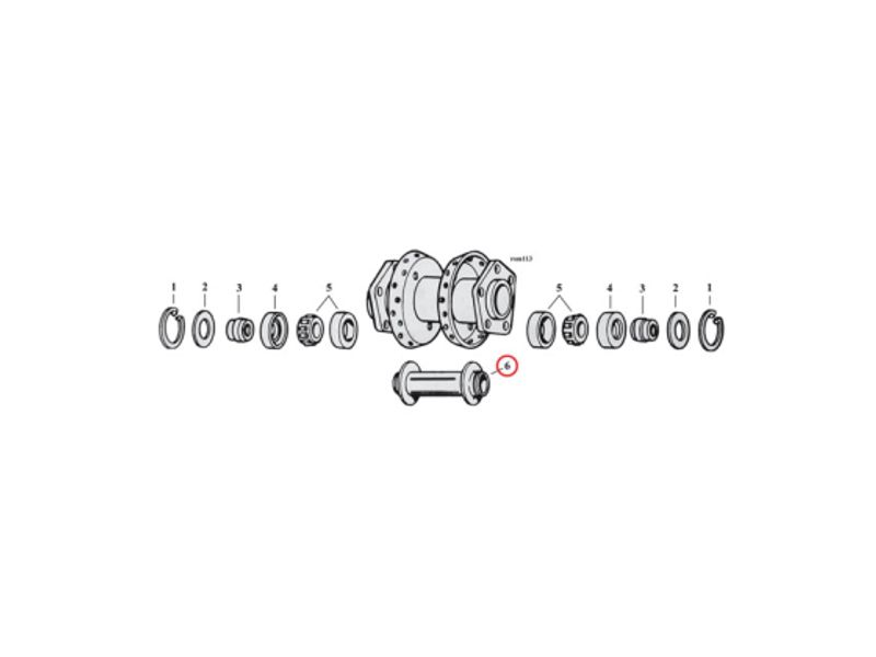 HUB SPACER 4.448 INCH WHITE. REAR, HUB SPACER 4.448 INCH WHITE. REAR