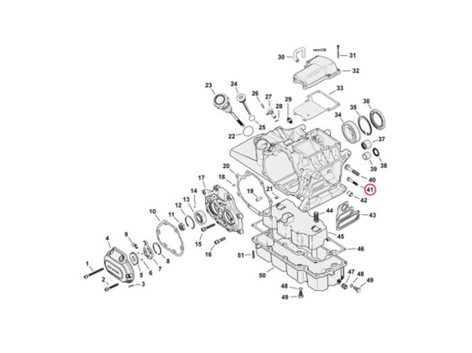 Hovedbilde Hex bolt, flanged. transmission to engine