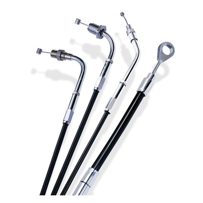 Hovedbilde Barnett, throttle (pull) cable. Black. +2