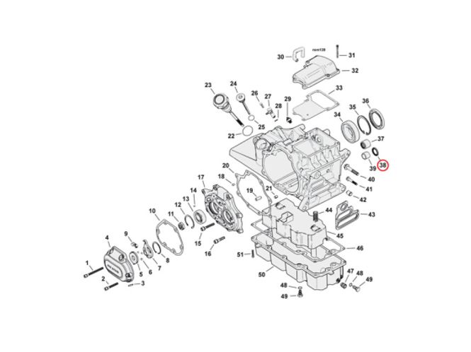 Hovedbilde OIL SEAL, TRANSM. SHIFTER SHAFT, O ring