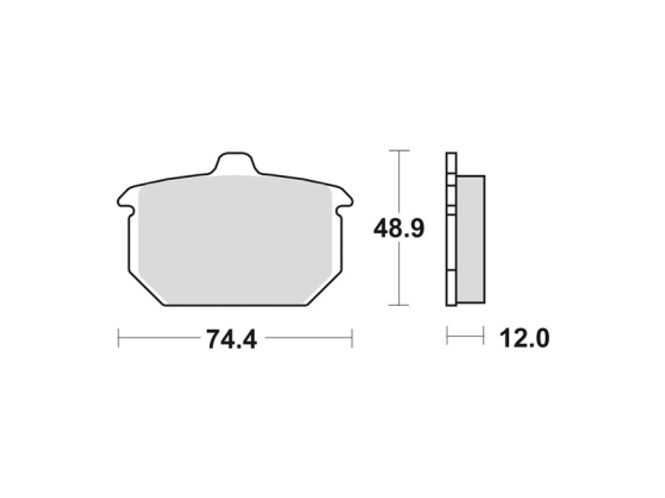 Hovedbilde Bremseklosser Front: 80-83 FLT (NU) Rear: XL 79-81 