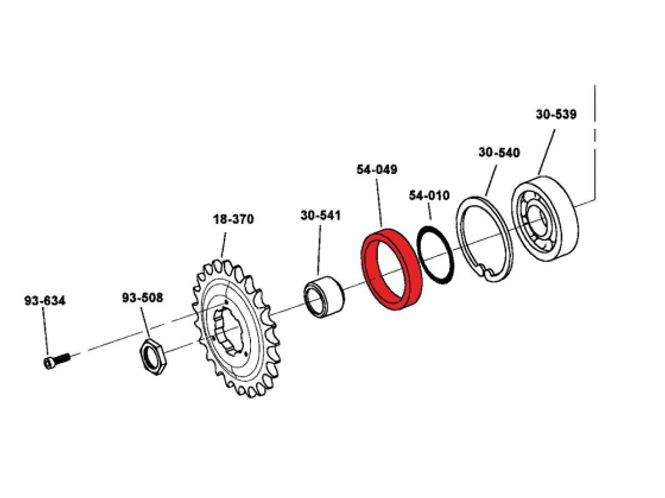 Hovedbilde Left Side Mainshaft Oil Seal