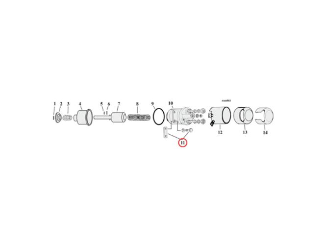 Hovedbilde SOLENOID MOUNT KIT 65-88 B.T.; 67-80 XL
