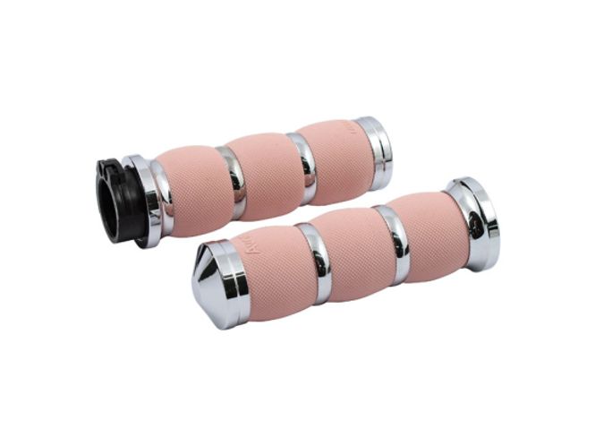 Hovedbilde AVON AIR CUSHIONED GRIPS, CHROME/PINK, Holker