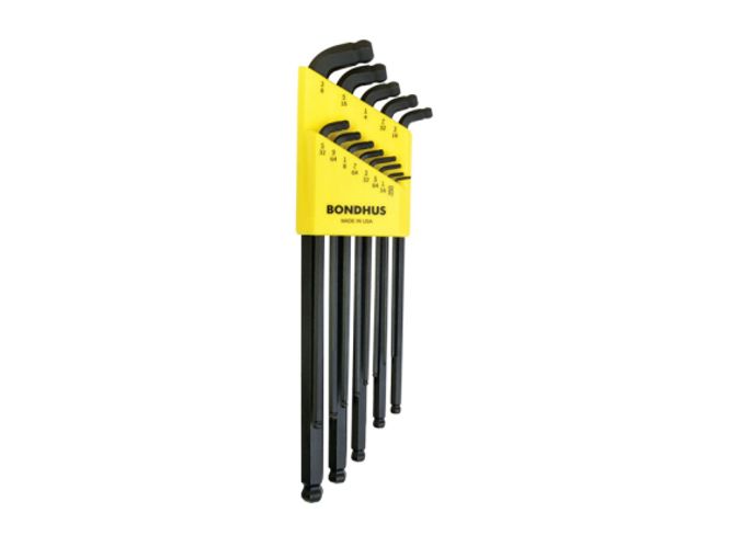 Hovedbilde BONDHUS, STUBBY ALLEN HEAD / BALL-END WRENCH SET, US SIZES, Verktøy