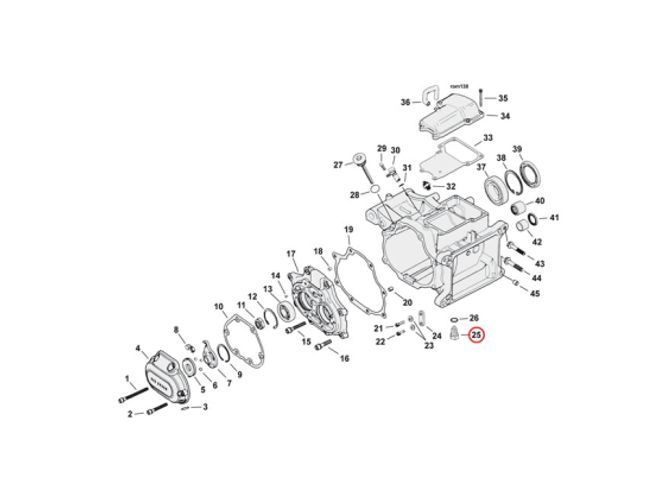 Hovedbilde OIL DRAIN PLUG, MAGNETIC, Olje tappe plugg