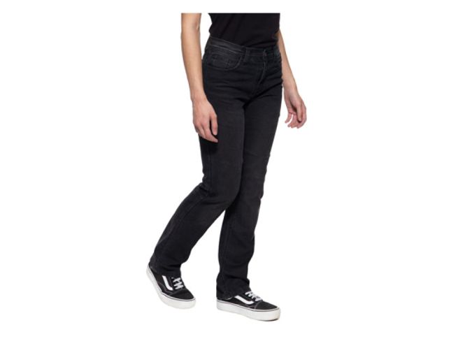 Hovedbilde QUEEN KEROSIN MOTOGEAR JEANS BLACK, Kjøre bukse dame